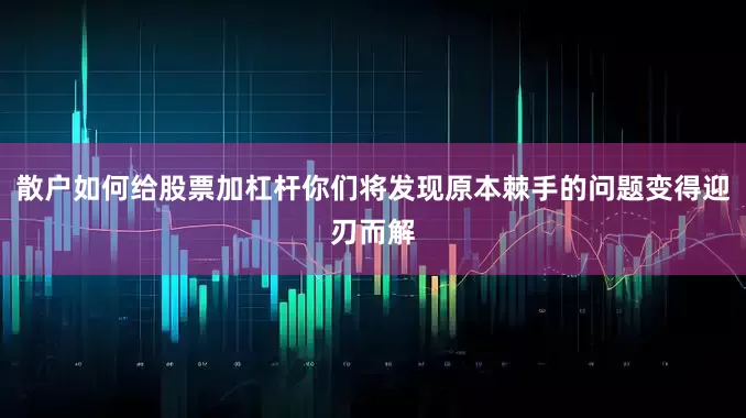 散户如何给股票加杠杆你们将发现原本棘手的问题变得迎刃而解